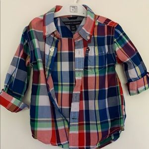 Plaid Tommy Hilfiger Toddler Shirt